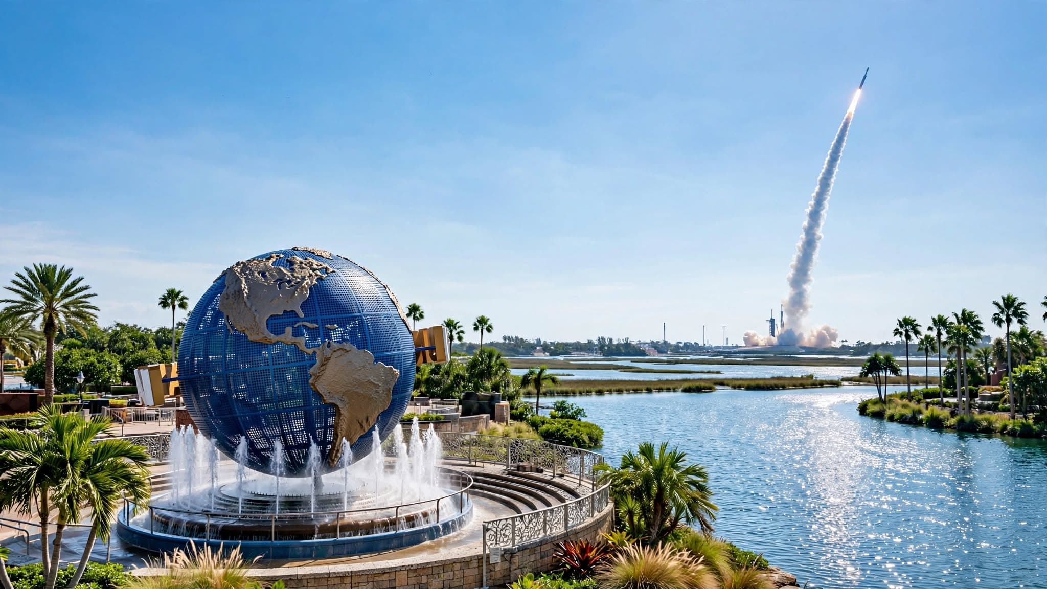Florida Sunshine Tour Packages Universal Studios or Kennedy Space Center itinerary day 03 by Here And There Travels