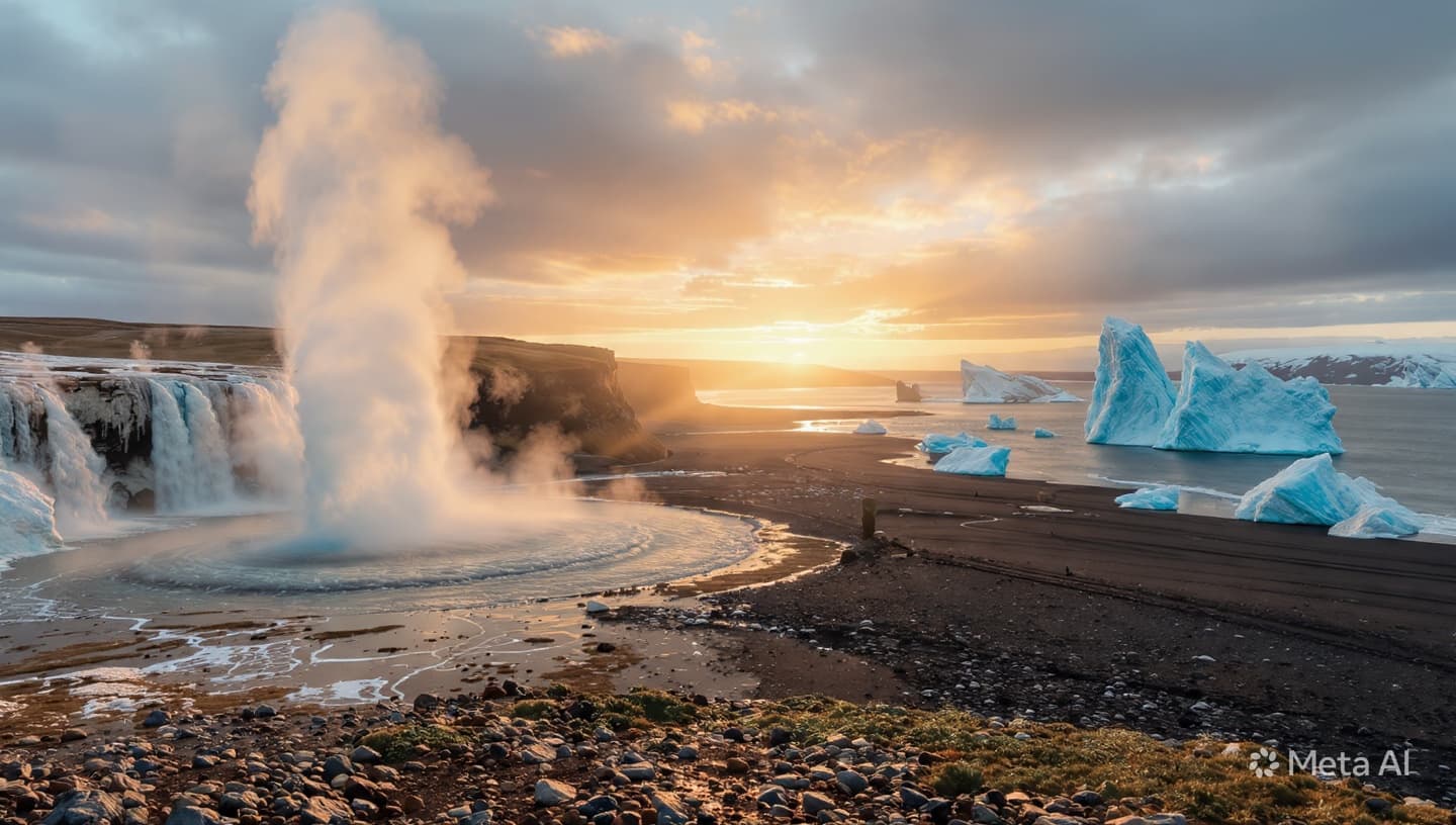 Iceland Fire & Ice Tour Packages Iceland Tour Package by Here And There Travels