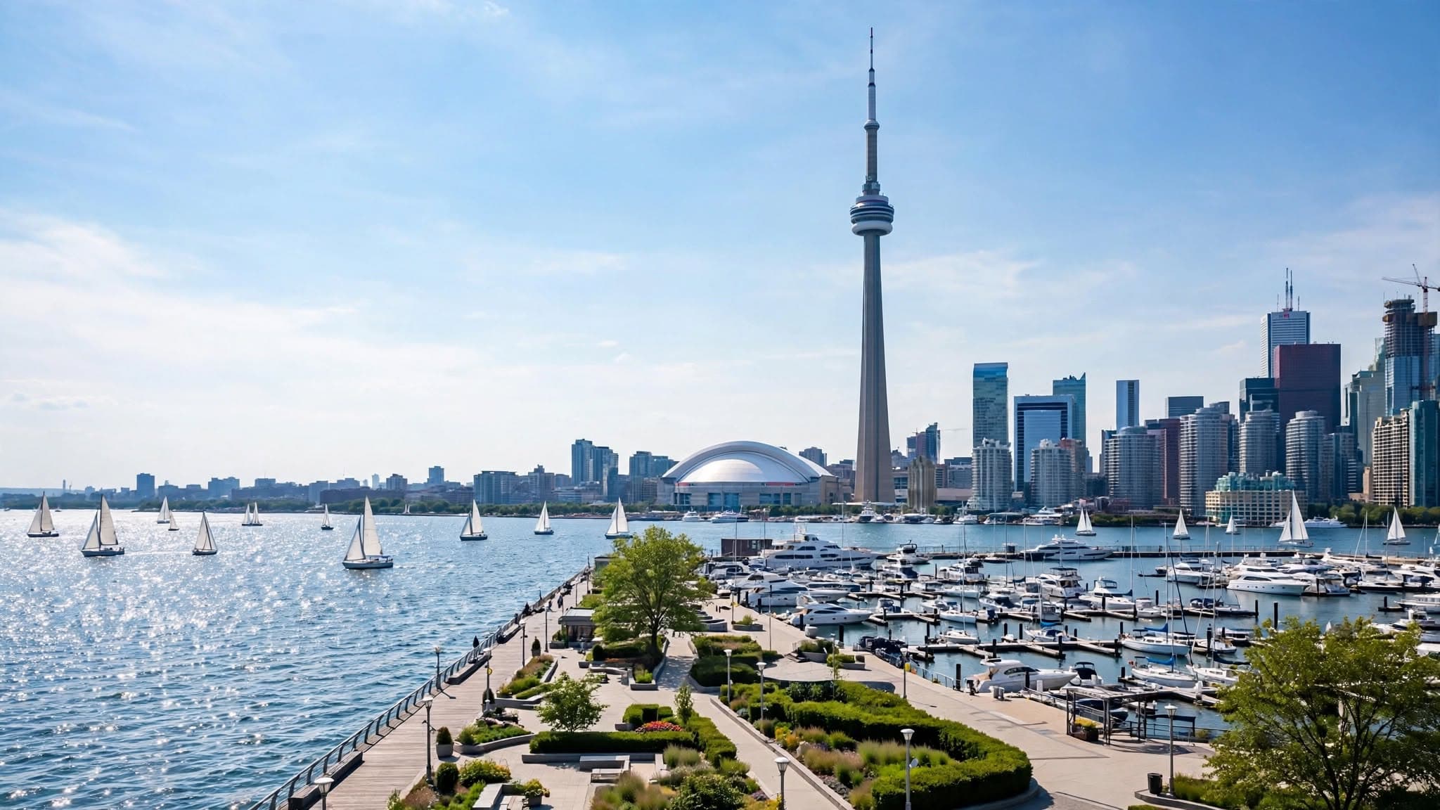 Toronto & Niagara Falls Tour Packages Arrival in Toronto itinerary day 01 by Here And There Travels