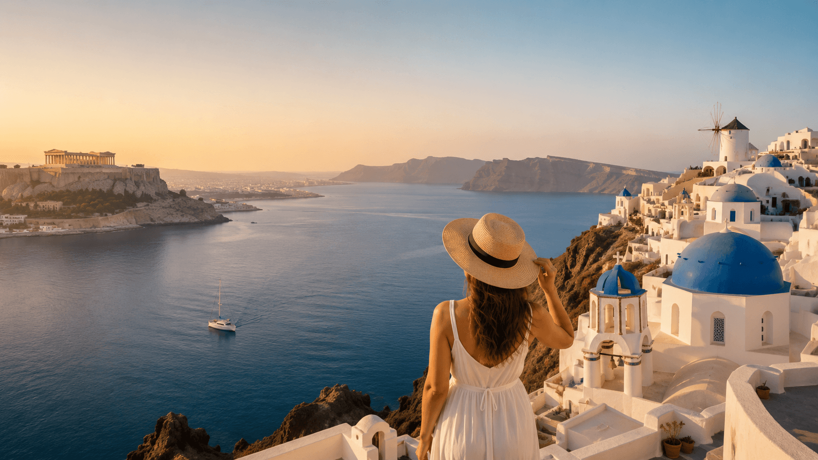 Athens Santorini Mykonos Tour Packages Athens Santorini Mykonos Tour Package by Here And There Travels