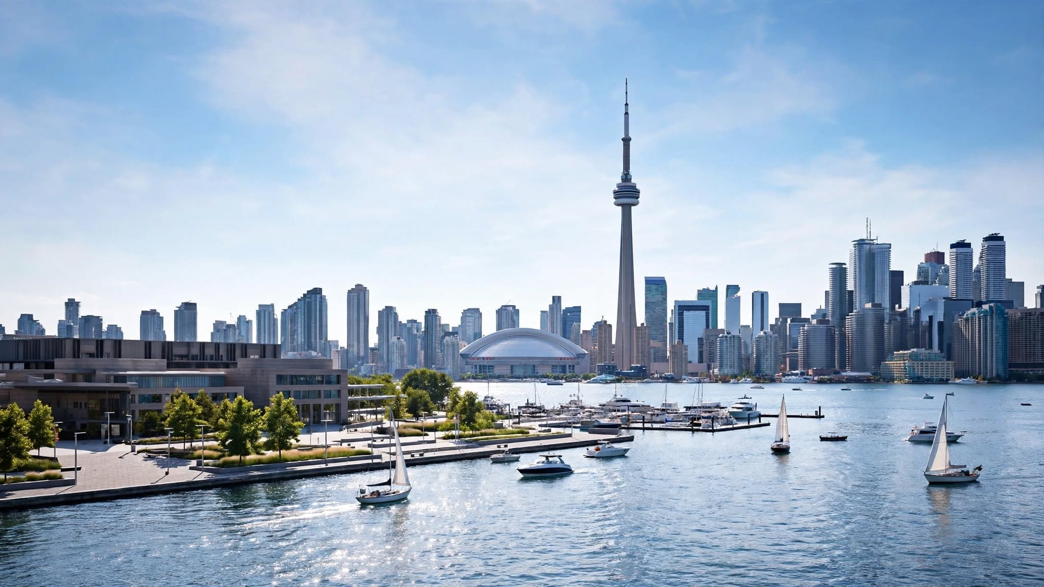 Canada City & Falls Tour Packages Arrival in Toronto itinerary day 01 by Here And There Travels