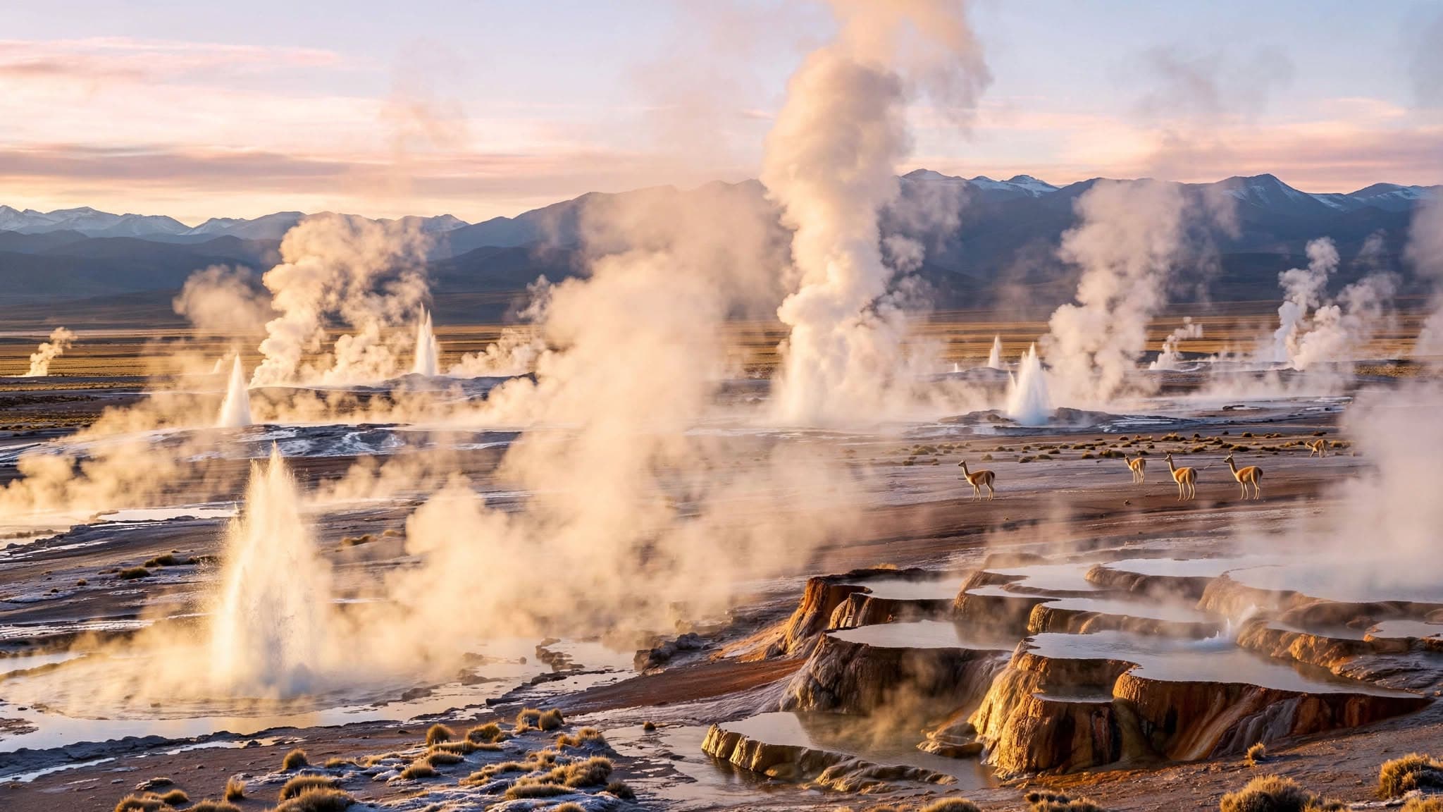 Chile Natural Wonders Tour Packages Atacama Geyser Fields & Return to Santiago itinerary day 06 by Here And There Travels
