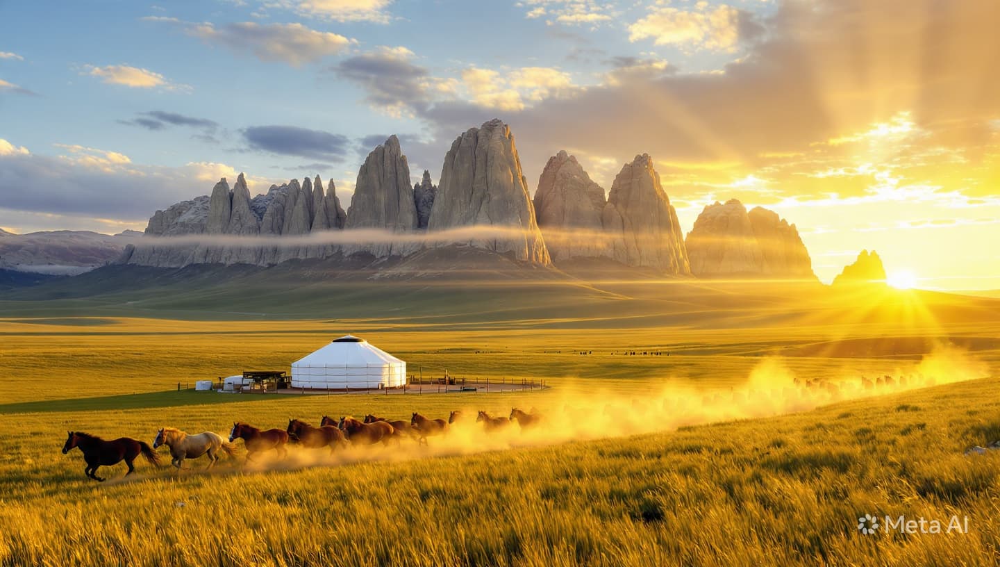 Mongolia Steppe & Ger Camp Tours Mongolia Tour Package by Here And There Travels