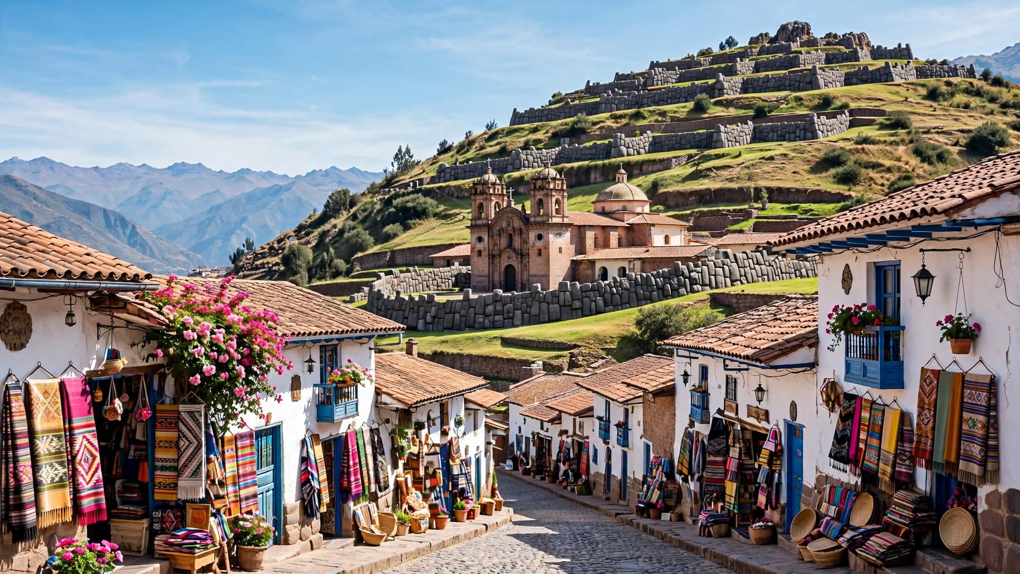 Peru Andean Heritage Tour Packages Cusco – Qorikancha, Sacsayhuaman & San Blas itinerary day 04 by Here And There Travels