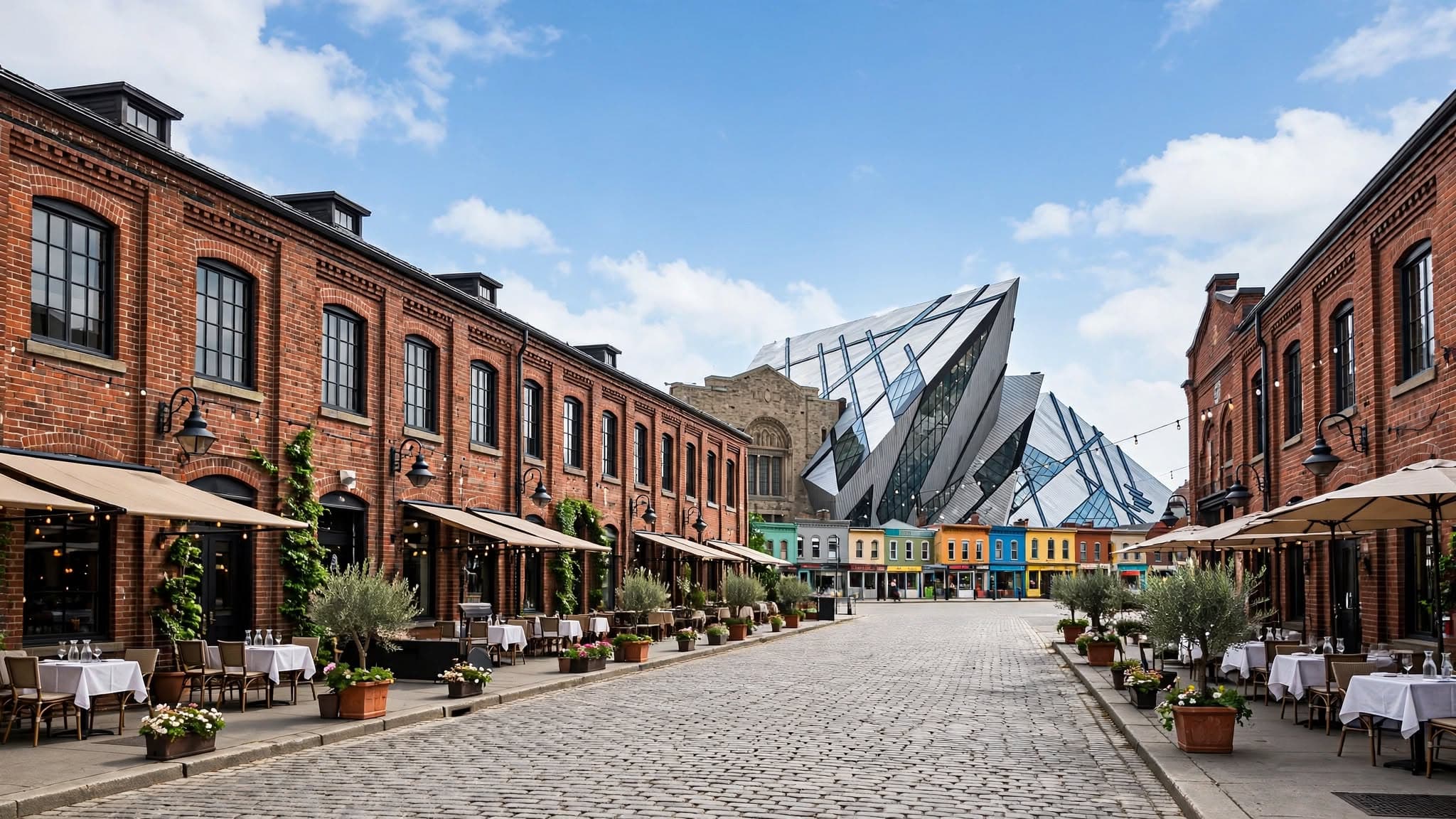 Toronto & Niagara Falls Tour Packages Toronto – Distillery District, ROM & Kensington itinerary day 03 by Here And There Travels