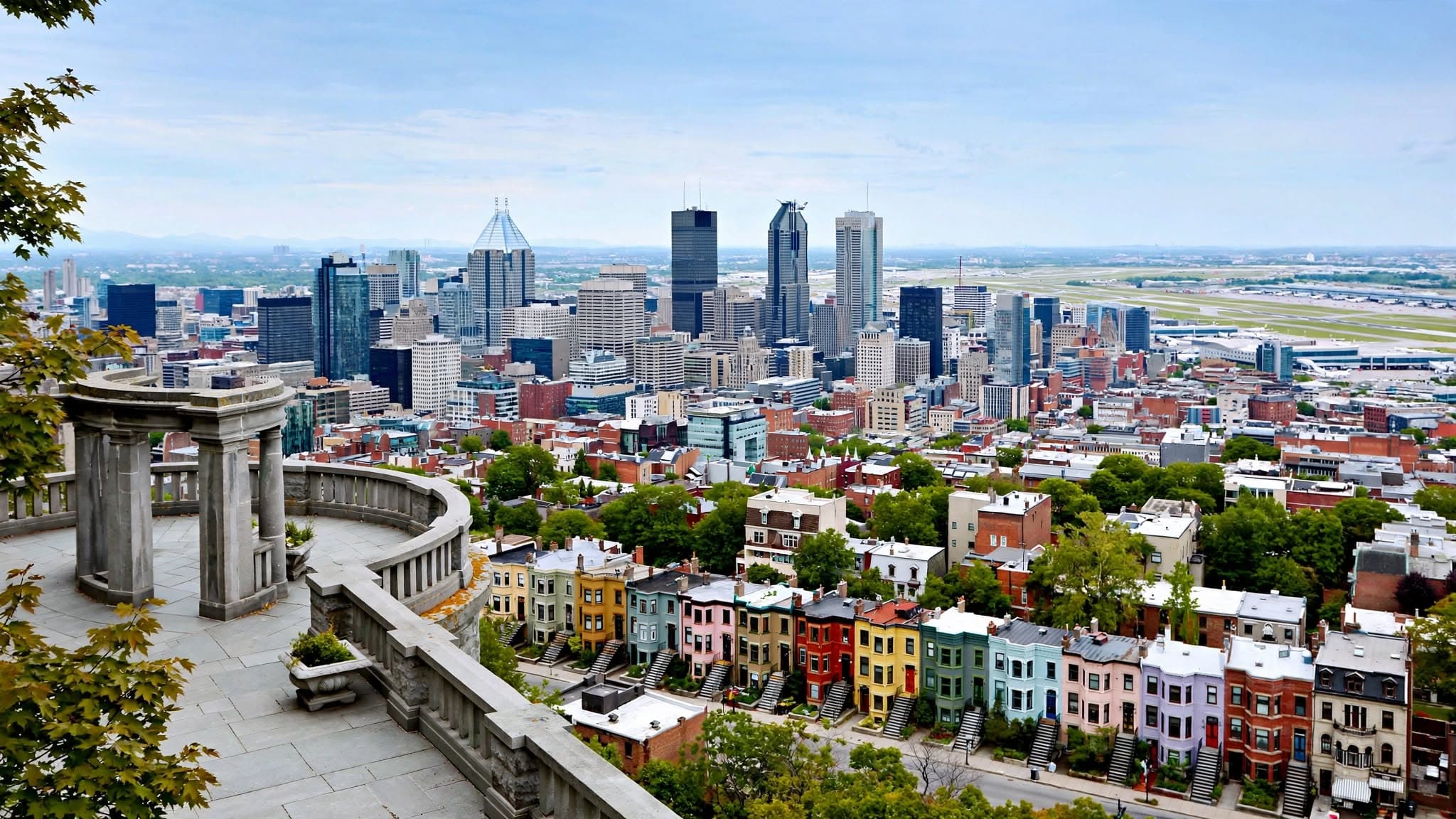 USA & Canada Combined Tour Packages Montreal – Mount Royal & Departure itinerary day 09 by Here And There Travels
