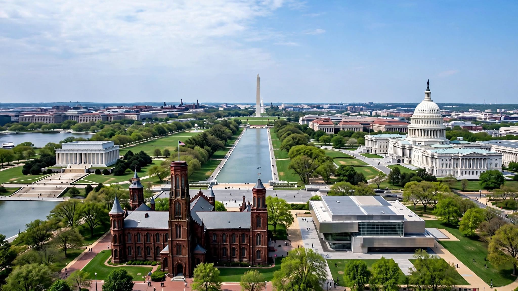 USA & Canada Combined Tour Packages Washington DC – National Mall & Smithsonian Area itinerary day 05 by Here And There Travels