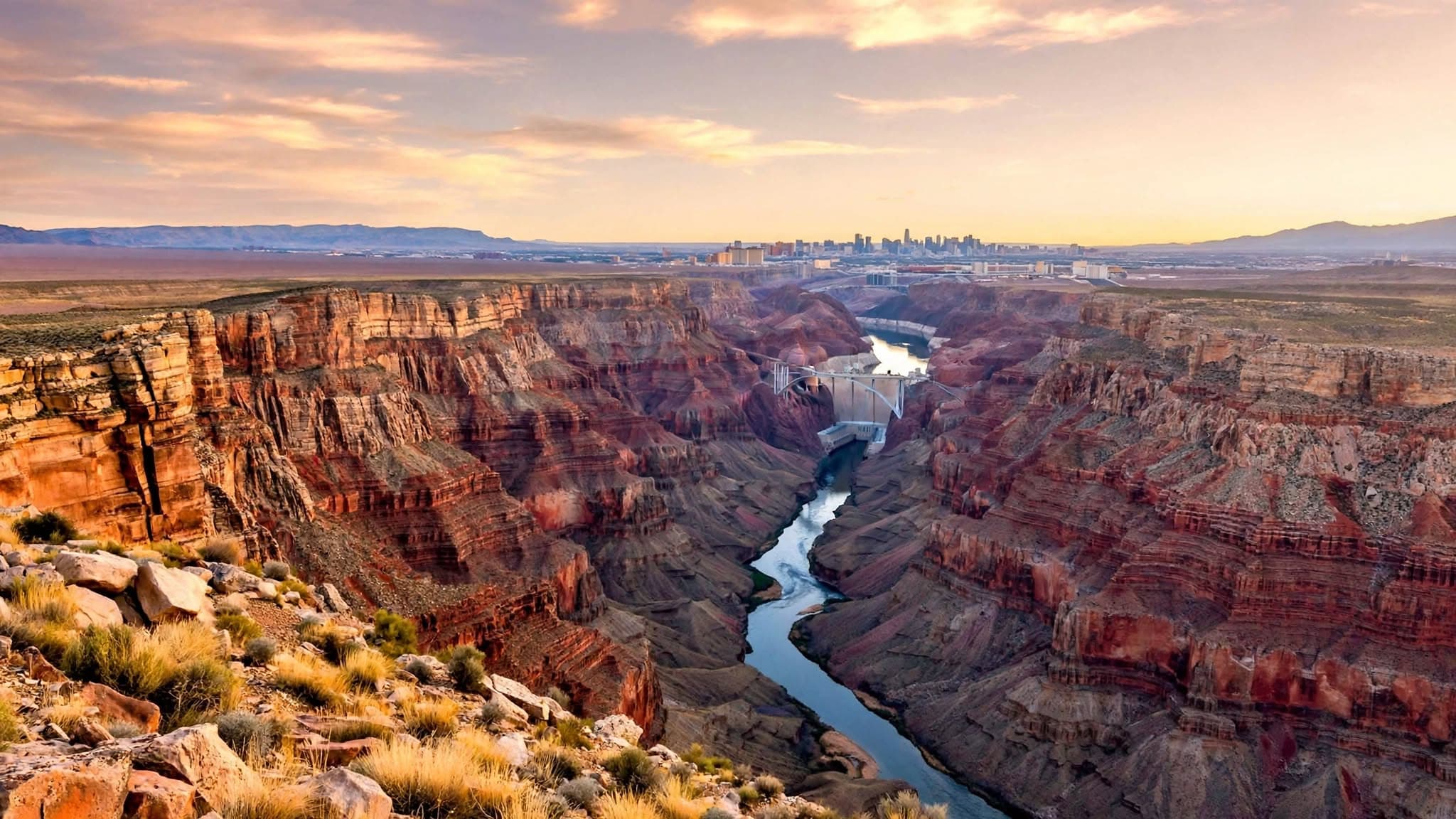 USA West Coast Tour Packages Grand Canyon South Rim & Hoover Dam itinerary day 06 by Here And There Travels
