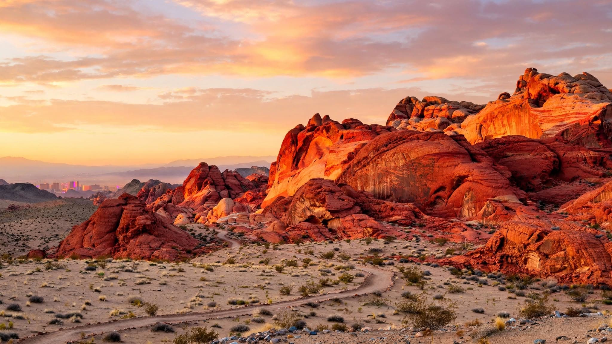 USA West Coast Tour Packages Las Vegas & Valley of Fire Option itinerary day 05 by Here And There Travels